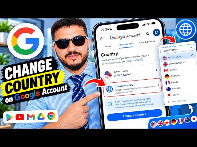 How To Change Country On Google Account - Full Guide 2028