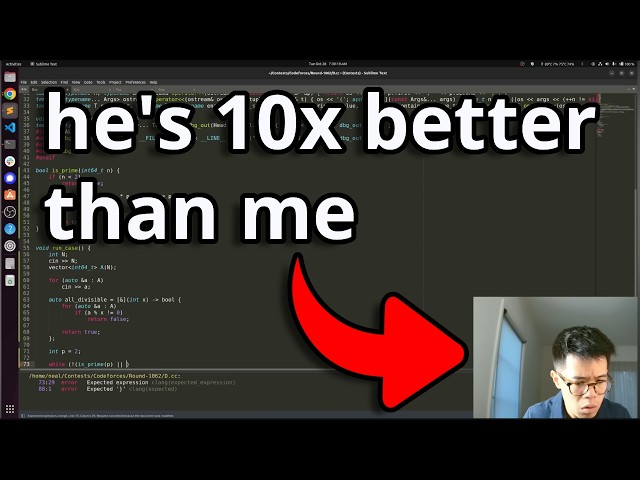 Average programmer tries competitive programming