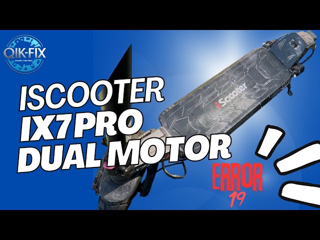 iScooter IX7pro Motor Repair: error code 19, A Successful Fix  #iScooter #repairs  #escooter #foryou