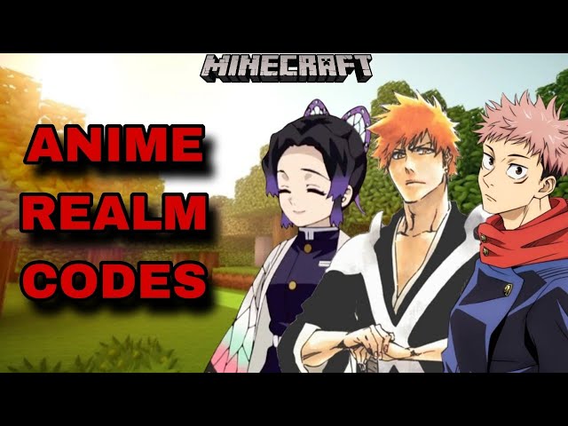 *NEW* BEST ANIME REALM CODES FOR MINECRAFT BEDROCK EDITION!
