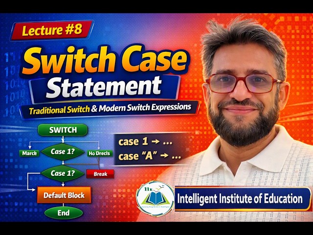 #8 Switch Case in Java Explained — Traditional & Modern Switch Expressions