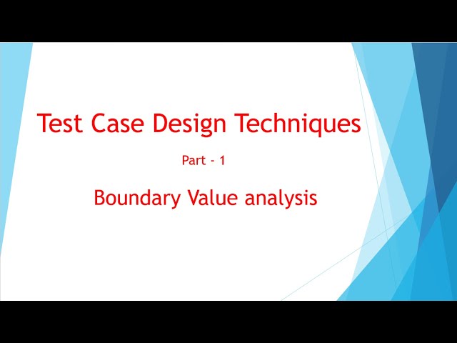 Test Case Design Techniques Part 1 | Boundary Value Analysis | Explain with automotive examples