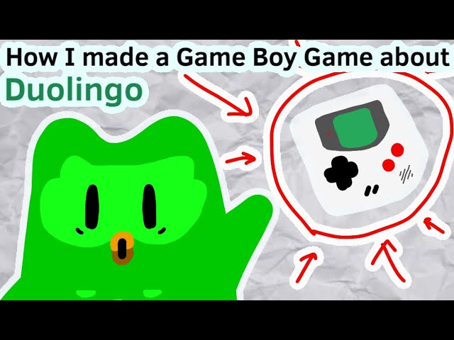 How I made a Game Boy game about Duolingo