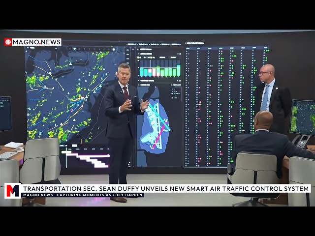 🇺🇸 Transportation Sec. Sean Duffy Unveils New FAA Smart Air Traffic Control System [Sep. 21, 2026]