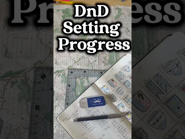 Huge Progress on DnD setting🧭#dnd #worldbuilding #mapping