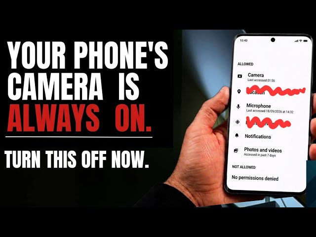 Your Phone's Camera Could Be Spying on You — TURN THIS OFF NOW!