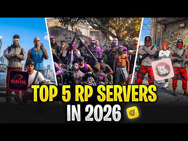 Top 5 BEST GTA 5 RP Servers for 2026