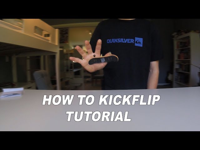 HOW TO KICKFLIP A TECH DECK | EASIEST WAY!