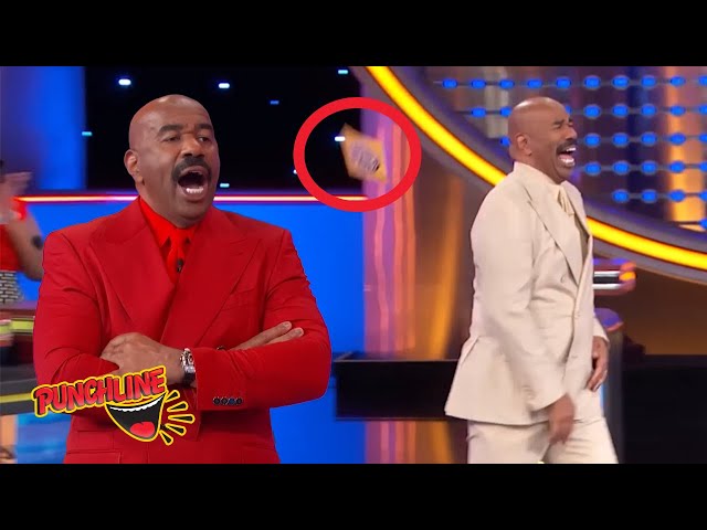 Answers That Made STEVE HARVEY Throw His Card on Family Feud!