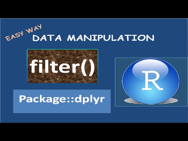 Data Manipulation in R using dplyr filter function - 1(a) | filter in R