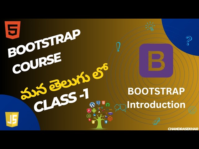 BOOTSTRAP INTRODUCTION IN TELUGU || @mcsworldtelugu