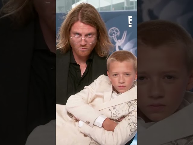 Peter Claffey and Dexter Sol Ansell keep it cool for the #Glambot 😎 #Emmys #KnightOfTheSevenKingdoms