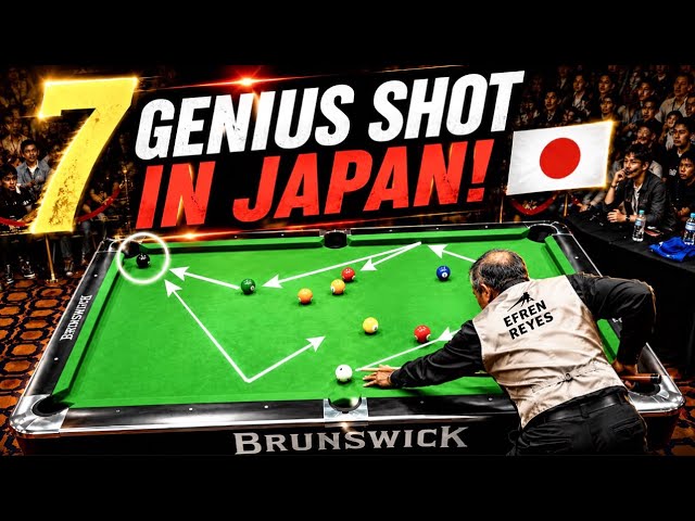 Efren Reyes’ Unmatched Table Vision 🇯🇵