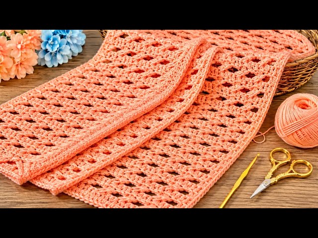 A Blankets In 1 Day! You Won’t Believe How Easy This Crochet Stitch Is! Beginner Friendly