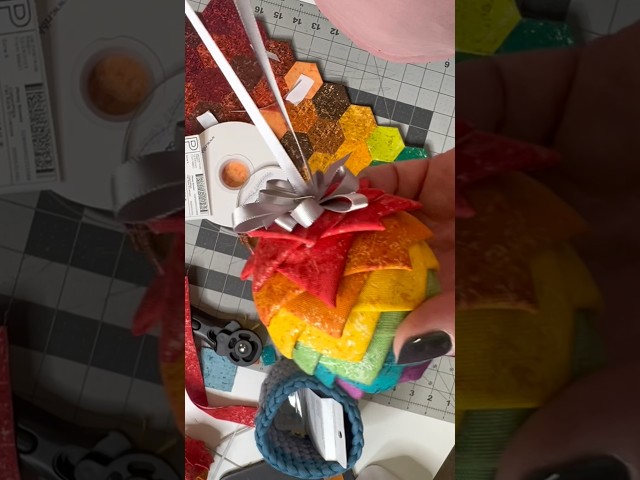 DIY Pride Fabric Pinecone Ornaments Tutorial