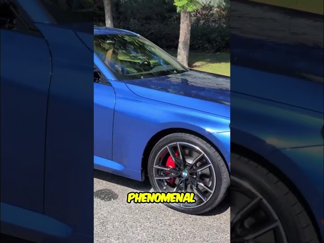 BMW M240xi: Aggressive Blue Beast with AWD Power! #shorts