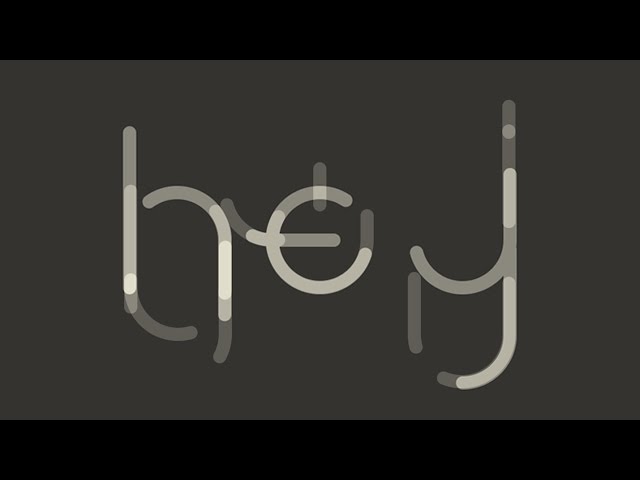 Dots to lines to letters - Adobe After Effects tutorial