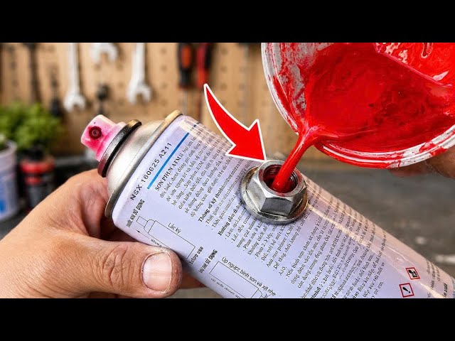 99% People Don’t Know You Can Refill Empty Spray Cans Like This!