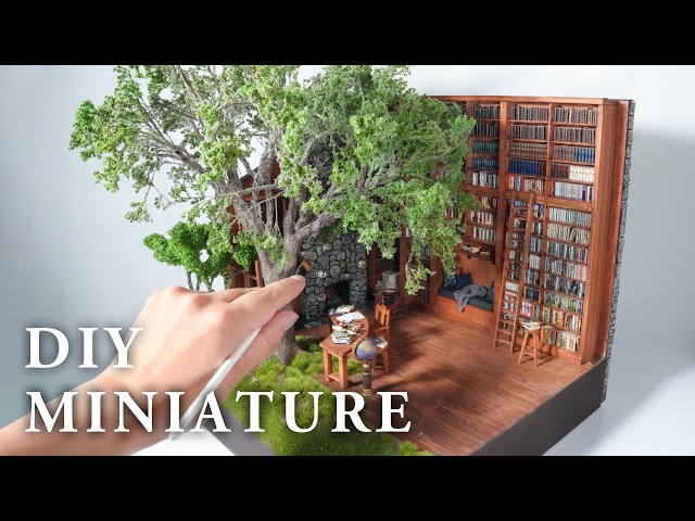 #03 Private Library – Making a Miniature Fantasy World Fused with Nature