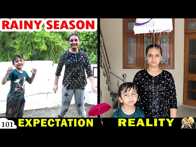 RAINY SEASON - Expectation vs Reality - Monsoon | Ep 101 Aayu and Pihu Show