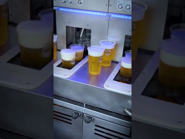 Automated beverage dispensing (SensoPart x BeerBooster)