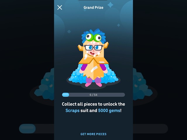 buying puzzle pieces to unlock the Duolingo suits - worth it?