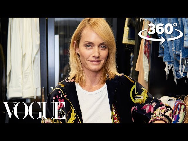 Supermodel Amber Valletta Takes You on a 360° Tour of Her Closet | Supermodel Closets | Vogue
