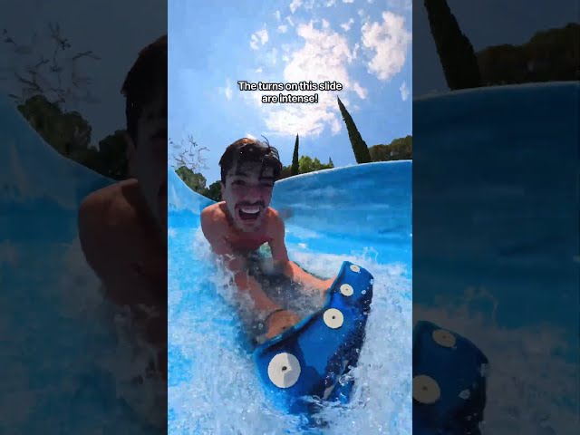 Homemade Head First Water Slide in Mexico!