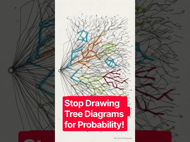 Stop Drawing Tree Diagrams for Probability! 💡❌ #Shorts