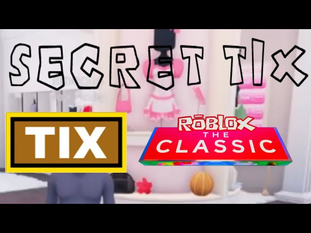 SECRET TIX LOCATION DRESS TO IMPRESS (Roblox The Classic)