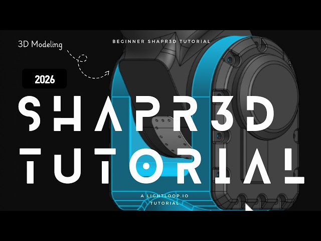 Shapr3D Tutorial for Beginners – 3D Modeling in 10 Minutes [2026]