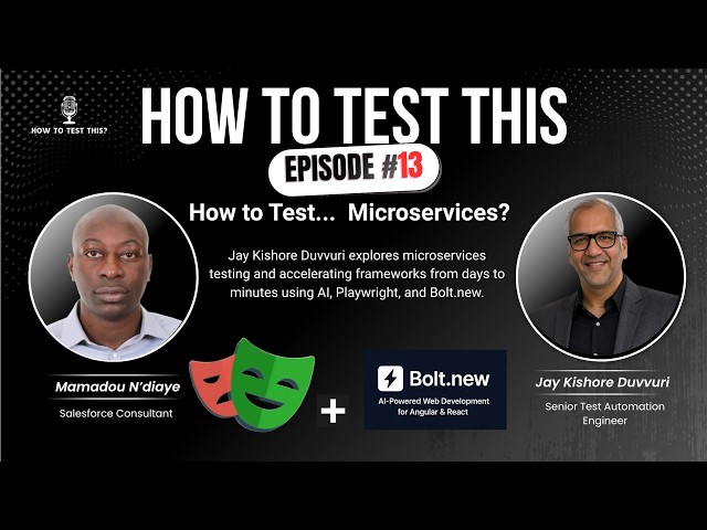 How to Test Microservices - Jay Kishore Duvvuri