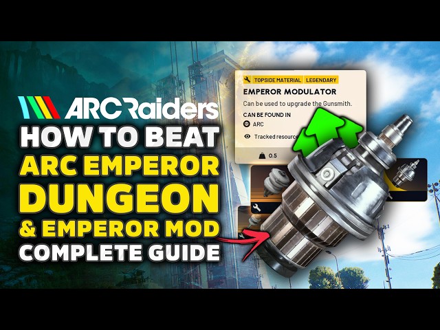 ARC Raiders Emperor Dungeon COMPLETE Guide - All Rooms, Puzzles & Best Loadout