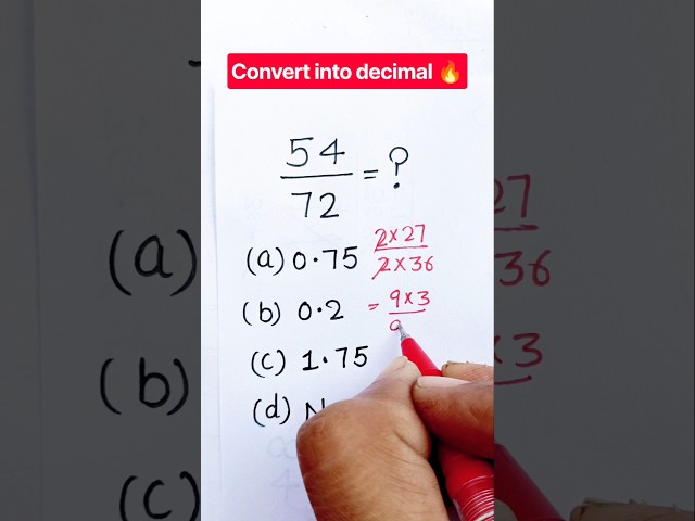 Convert into Decimal 🔥
