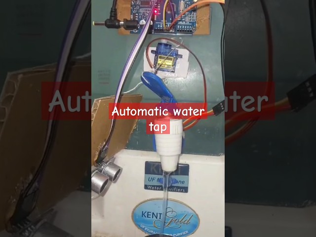 How to make Automatic water tap at home #myproject#arduino#automatic#water