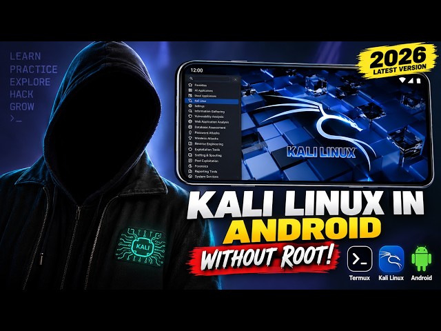 How to Install Kali Linux on Android WITHOUT ROOT 2026 💻