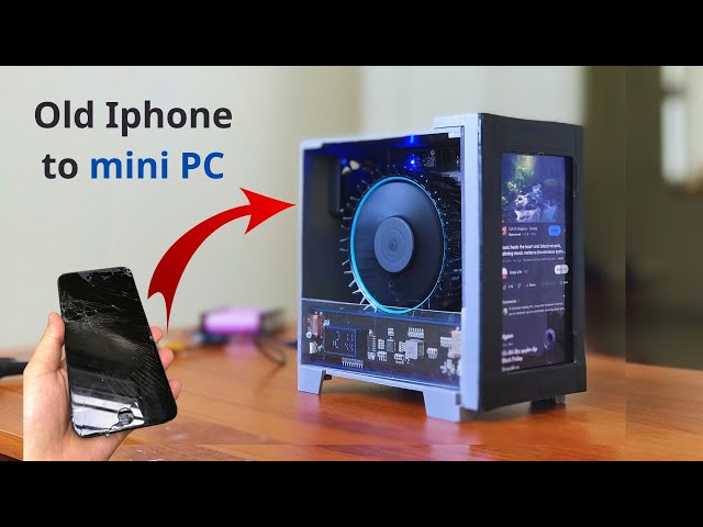 I built a mini "PC" from my old iPhone