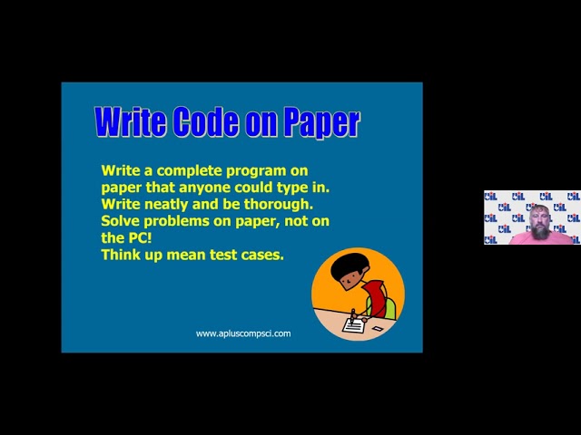 Computer Science - Advanced Contest Strategies - Stacey Armstrong, Cypress Woods HS