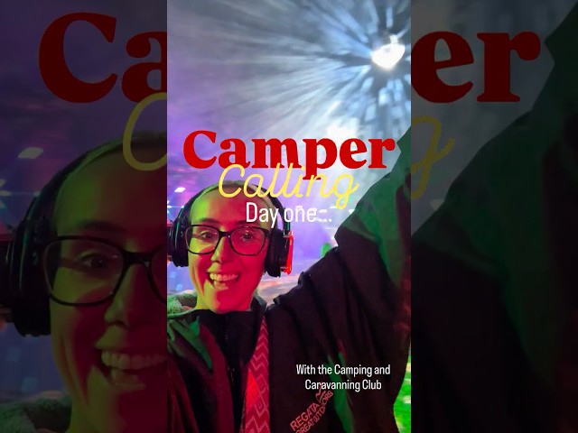 Day 1/3 of ​⁠Camper Calling with the Caming and Caravanning Cub 🎪✨❤️
