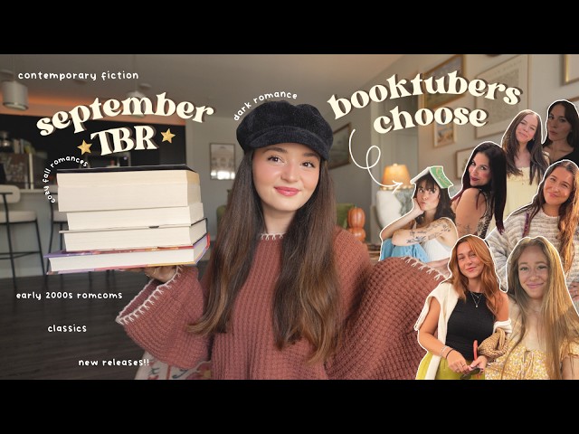 letting BOOKTUBERS CHOOSE what I read in september! 🍁📚🤭