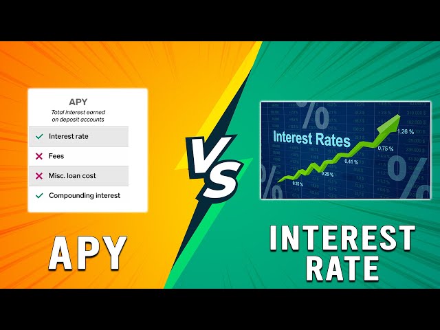 APY vs Interest Rate - What's The Difference? (How Are They Calculated?)