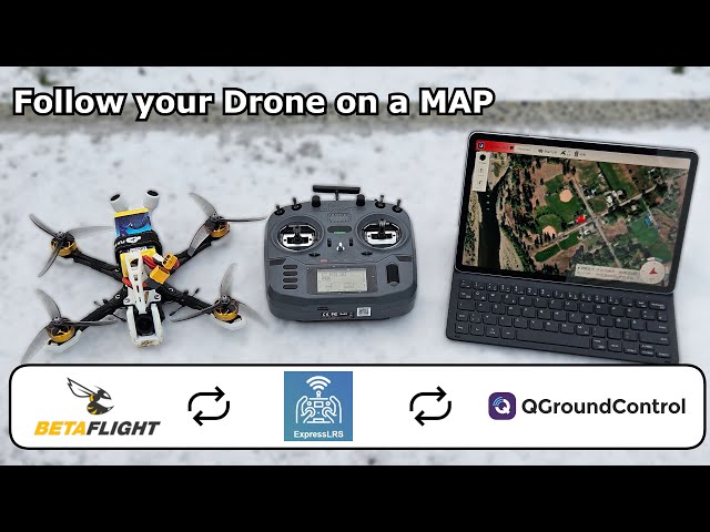Betaflight Drone Tracking via ExpressLRS and QGroundControl