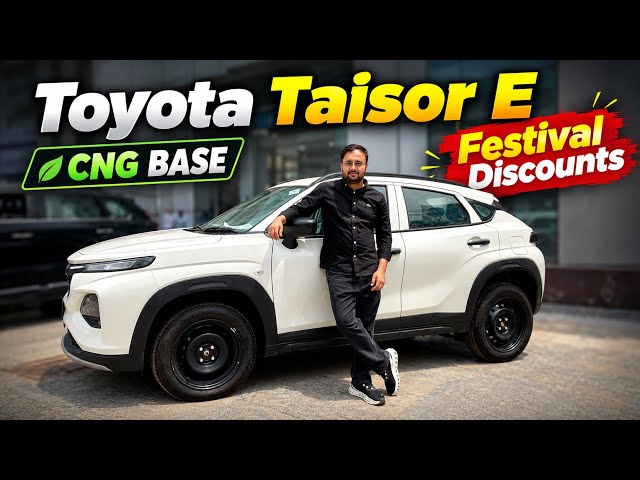 New Toyota Urban Cruiser Taisor E CNG – HUGE DISCOUNT! | Base Model Detailed Review