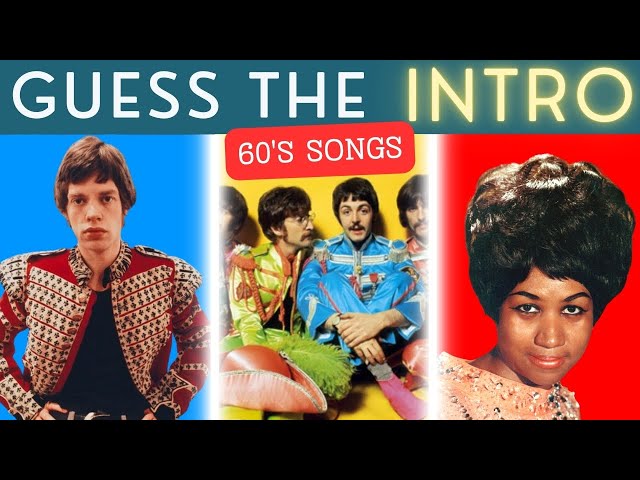 Guess the INTRO - Name 1960's Songs by the ICONIC INTRO 🎸 | 1960-1969s Music Quiz:
