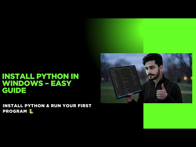 How to Install Python on Windows | Python Installation Tutorial