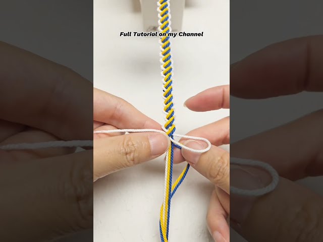 Different Color of Lover’s Knot |Easy Macrame Bracelet Tutorial  #shortstutorial #diy #macrame #knot