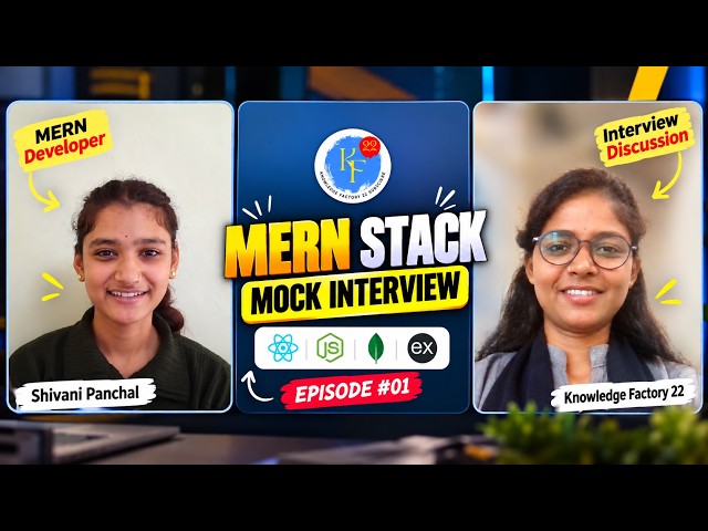 MERN Stack Mock Interview for Freshers | Real Interview Questions | React, Node.js, MongoDB #01#mern