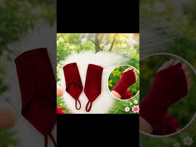Kids Gloves Cutting & Stitching | Easy Hand Gloves Making | DIY Sewing ✂️ #shorts