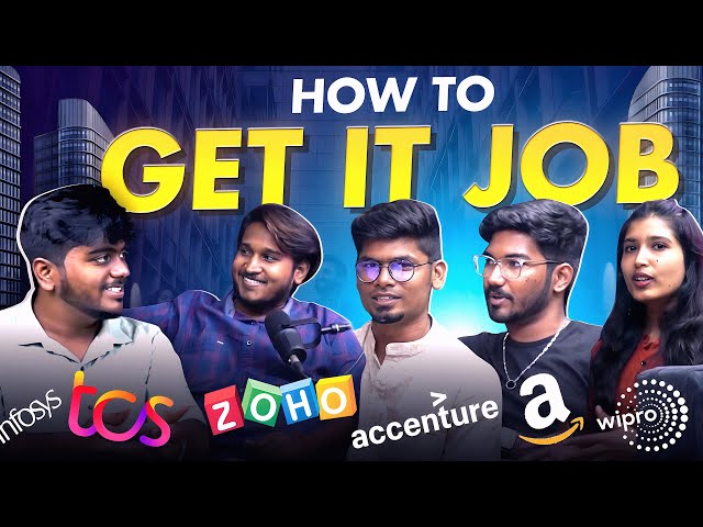 Freshers Roadmap for IT Job in 2024 - 4 in1 Roundtable Podcast🤯 | How to get IT Jobs in Tamil