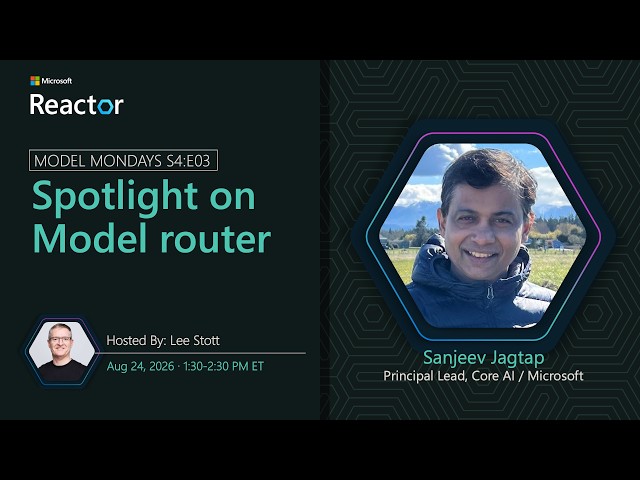 Model Mondays - Spotlight On Model router in Microsoft Foundry